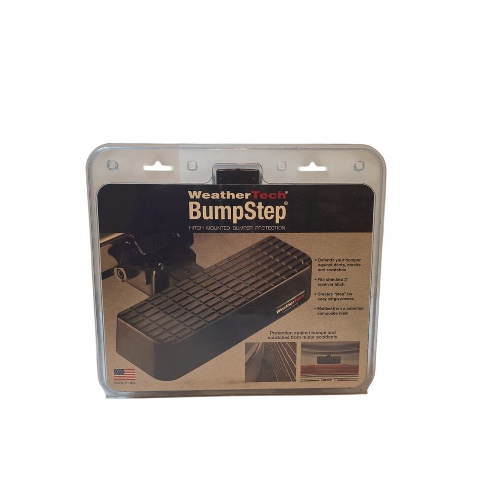 WeatherTech BumpStep 81BS1-Hitch Mounted Step & Bumper Protection 12”-NEW SEALED